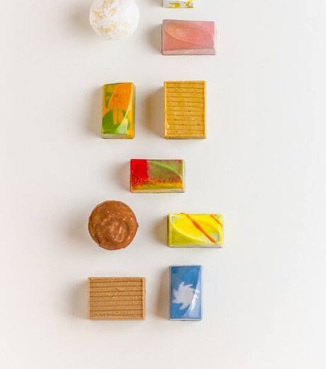 Assorted flavoured chocolate bites